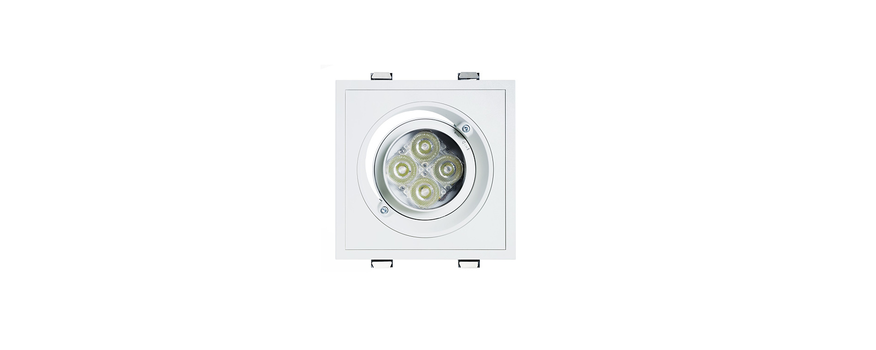 Quintessence square - Recessed spotlights, recessed floodlights and recessed wallwashers