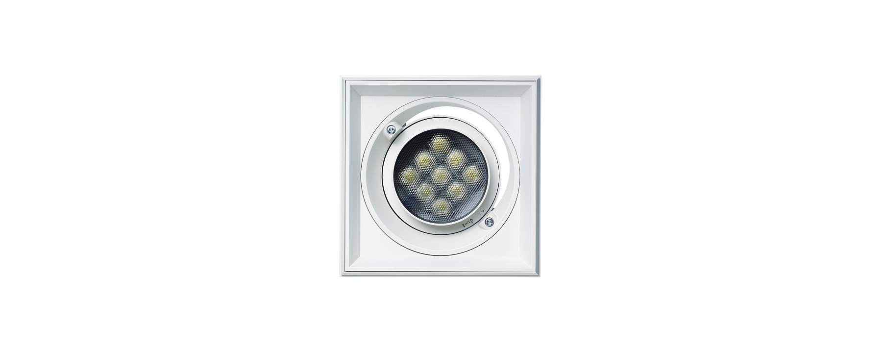 Quintessence square - Recessed spotlights, recessed floodlights and recessed wallwashers