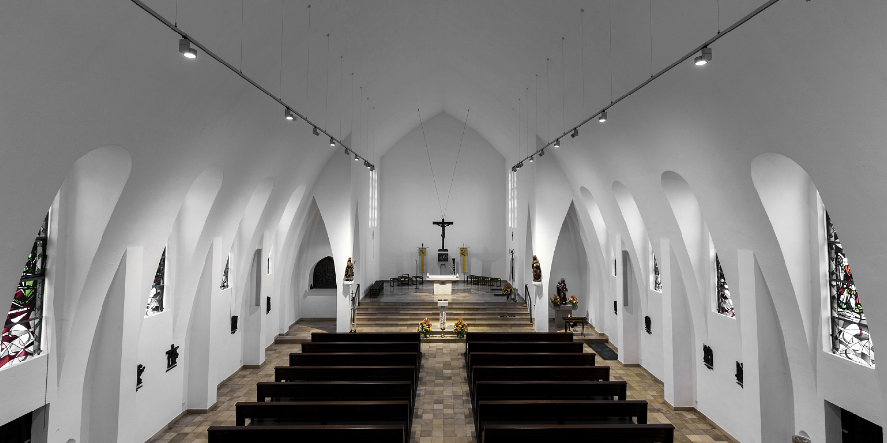 Relighting of the Church of St Mary’s Birth in Grevenbroich, Grevenbroich, Germany