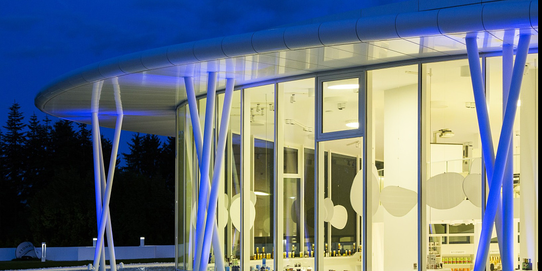 LED light: Ritzenhoff glass factory, Marsberg - Work - Projects | Kindergeschirr