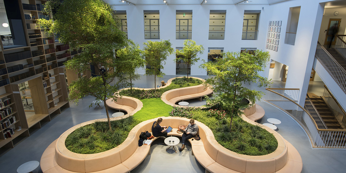 LED light LED Beleuchtung für die Dänische Königliche Bibliothek.