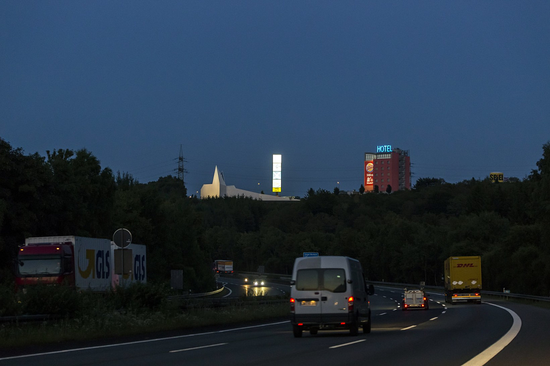 Iglesia en la autopista Siegerland, Wilnsdorf