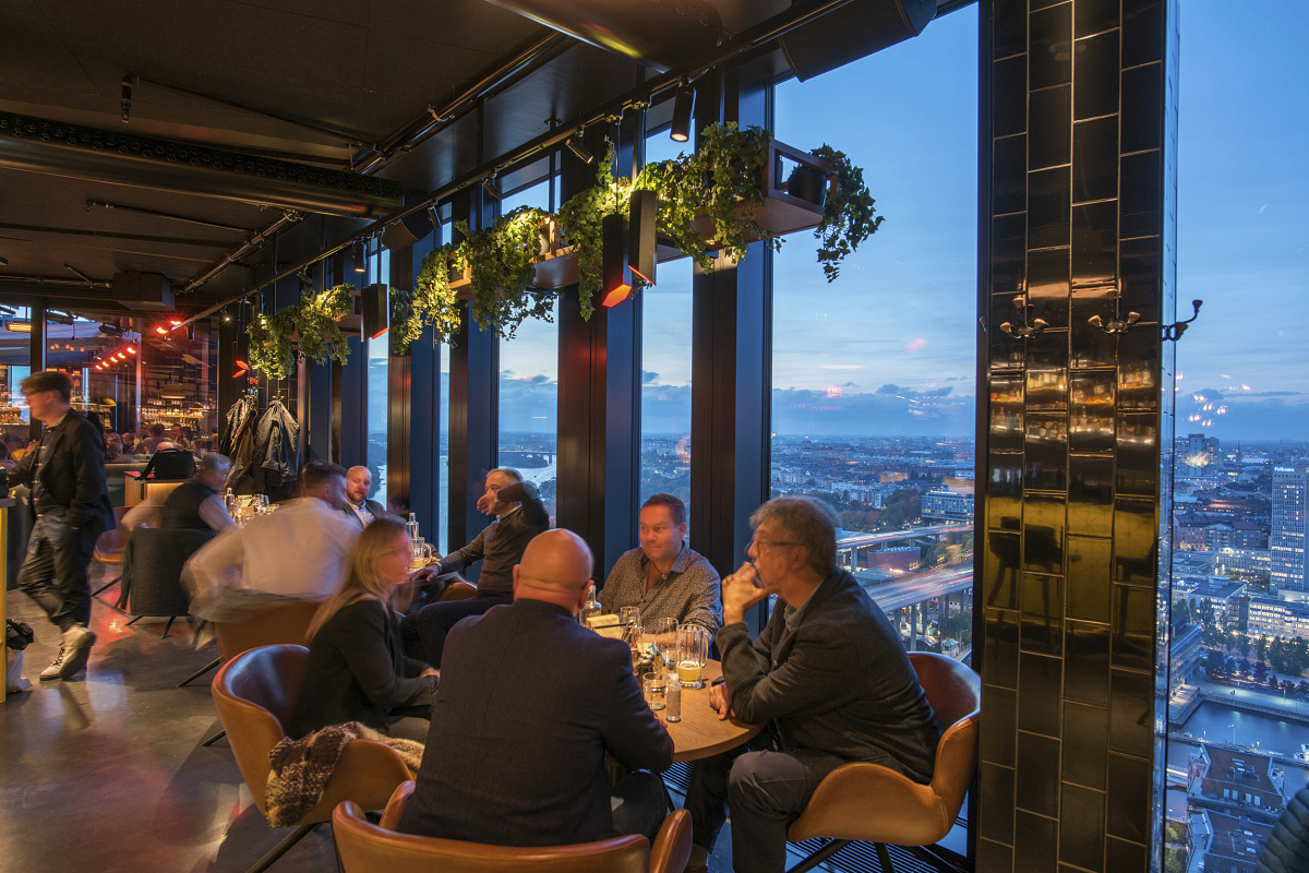 Restaurante Sjöstaden Skybar, Estocolmo 