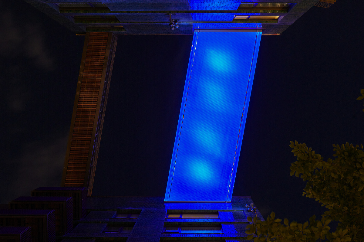 Piscina flotante de Embassy Gardens