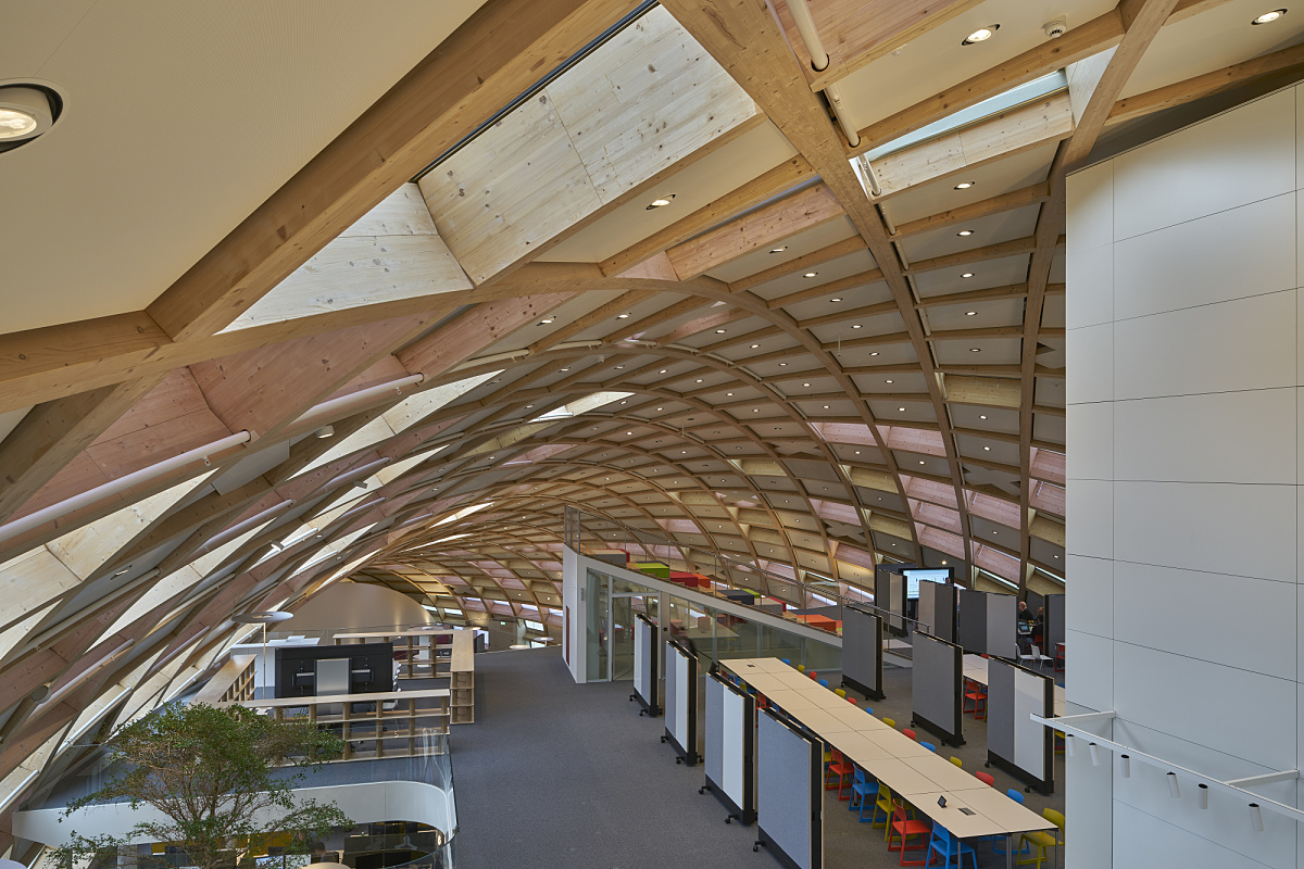 Swatch Headquarters en Cité du Temps, Biel/Zwitserland