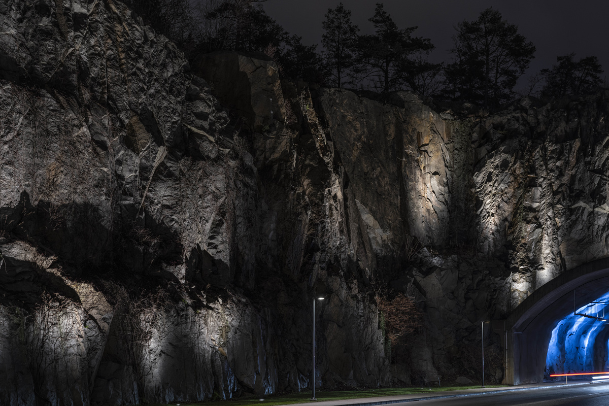 Puerta de la ciudad y túnel de granito, Karlshamn