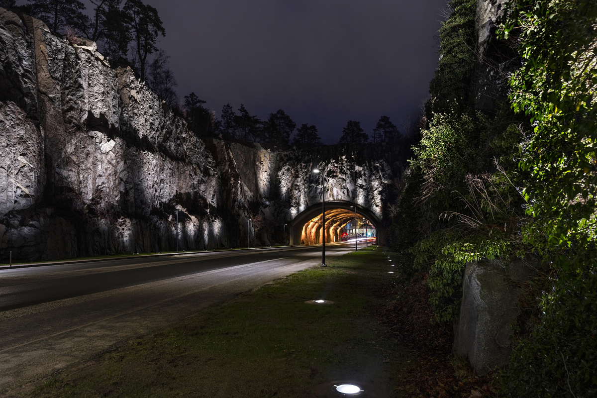 Stadspoort en Hinsetunnel, Karlshamn