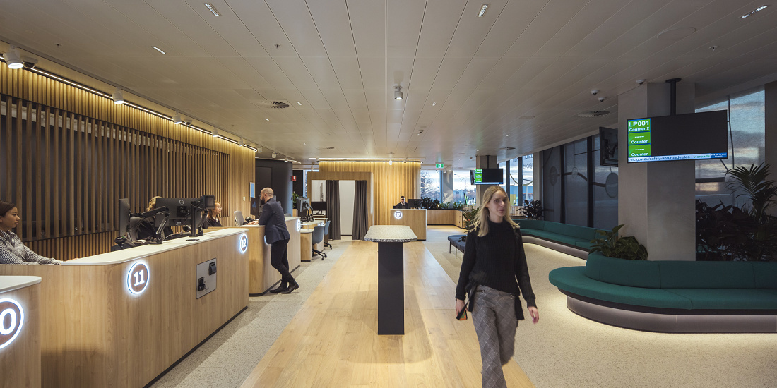 LED light Light for the new VicRoads Ringwood Customer Hub, Melbourne