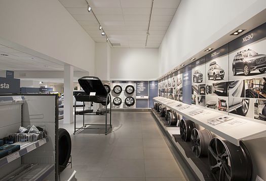 Volvo Retail Experience im Showroom Luleå