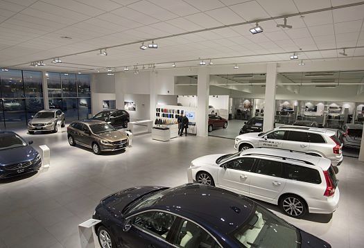 Volvo Retail Experience in de showroom in Luleå