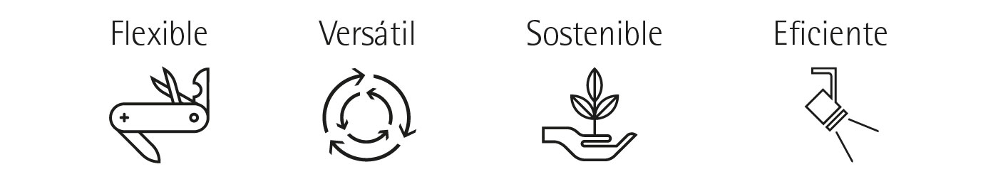 Flexible, eficiente y sostenible