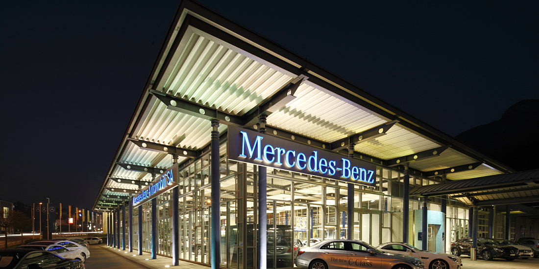 Mercedes showroom, Lugano