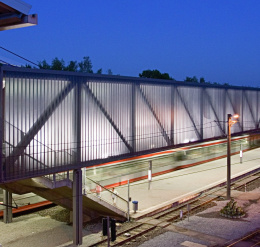 Dak van het perron 'Veltins-Arena'