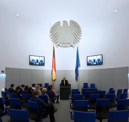 Exhibition space at Deutscher Dom church, Berlin