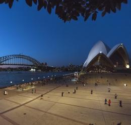 Plein voor de opera van Sydney