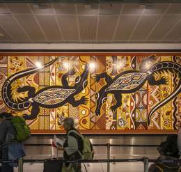 Kingsford Smith International Airport, Sydney - kunstwerk   